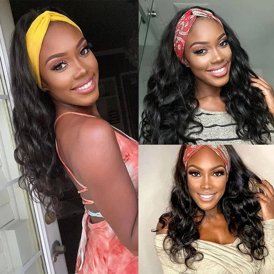 Jewtribute Hair®|Headband for Black Women Body Wave Wigs 