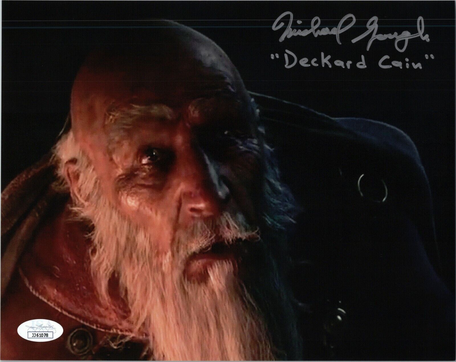 MICHAEL GOUGH Authentic Hand-Signed DIABLO - Deckard Cain