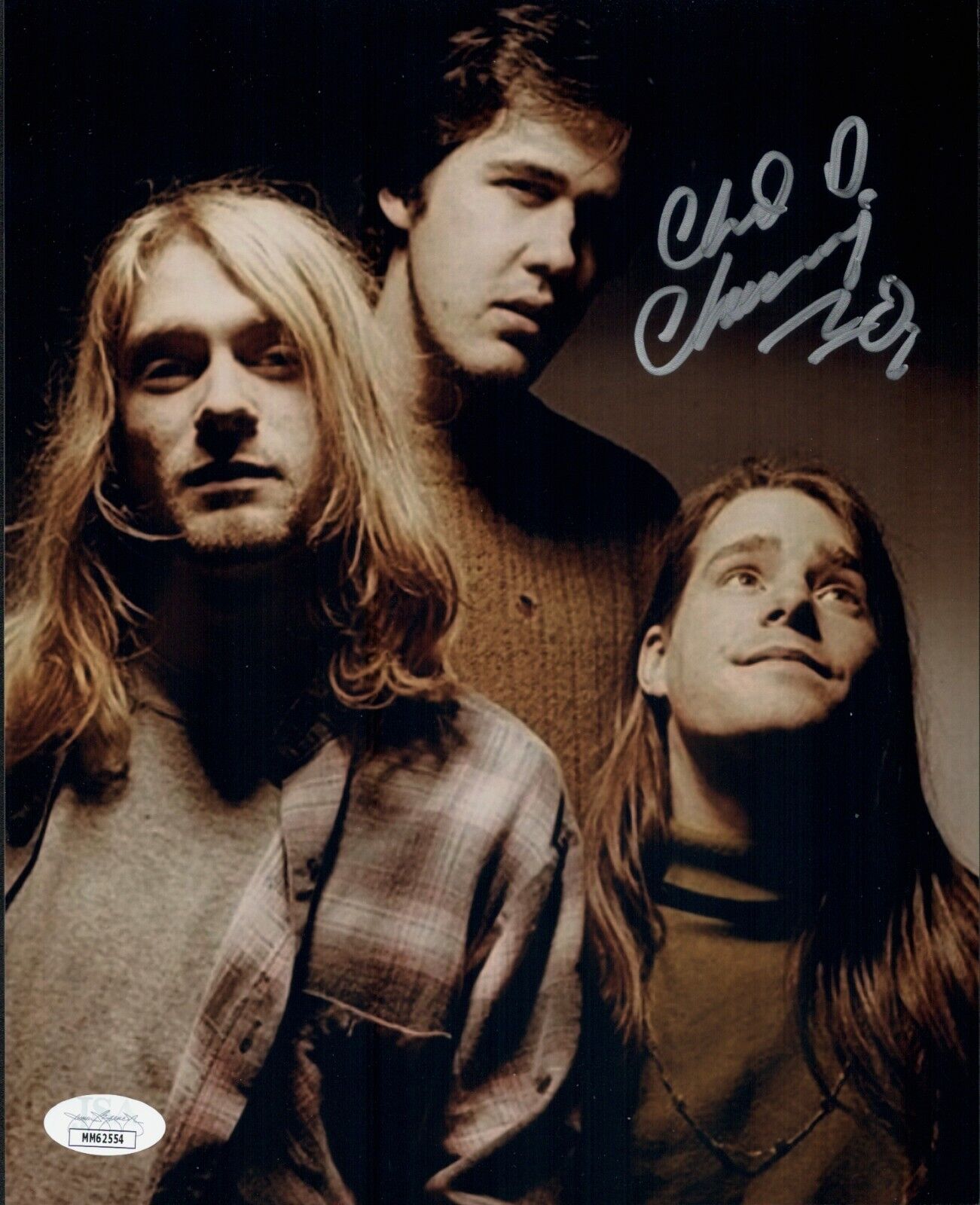 CHAD CHANNING Signed NIRVANA 8x10 Photo Poster painting IN PERSON Autograph JSA COA Cert