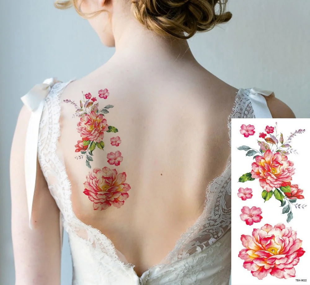 Waterproof Temporary Tattoo Sticker sexy blue red lips tattoo kiss tatto stickers flash tatoo fake tattoos for girls women