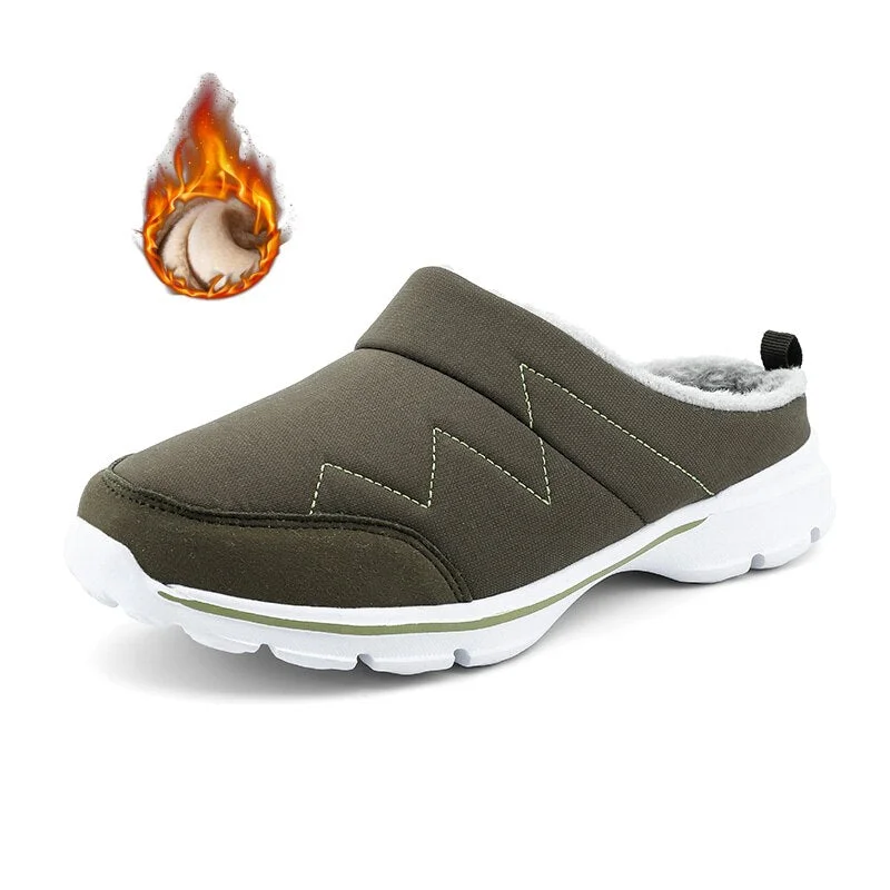 Nine o'clock Large Size Men Casual Mules Super Light Mesh Breathable Male Flats Shoes Outdoor Wear-resisting Slip-on Footwear