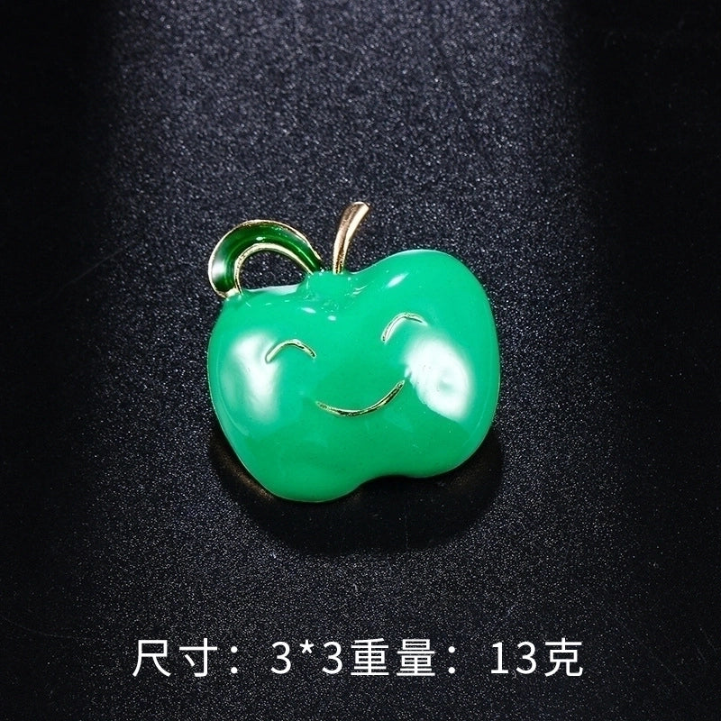 Cartoon Style Pin Christmas Tree Alloy Enamel Rhinestones Unisex Brooches