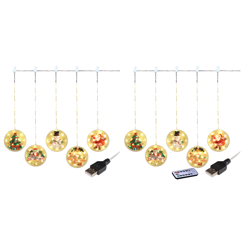 

LED String Lights Circle USB Waterproof for Christmas Party Room Decoration, 501 Original