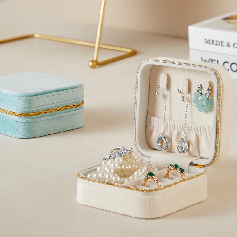 Exquisite Small Storage Box Ring Earrings Necklace Earrings Jewelry Bag Portable Exquisite Jewelry Box Jewelry2