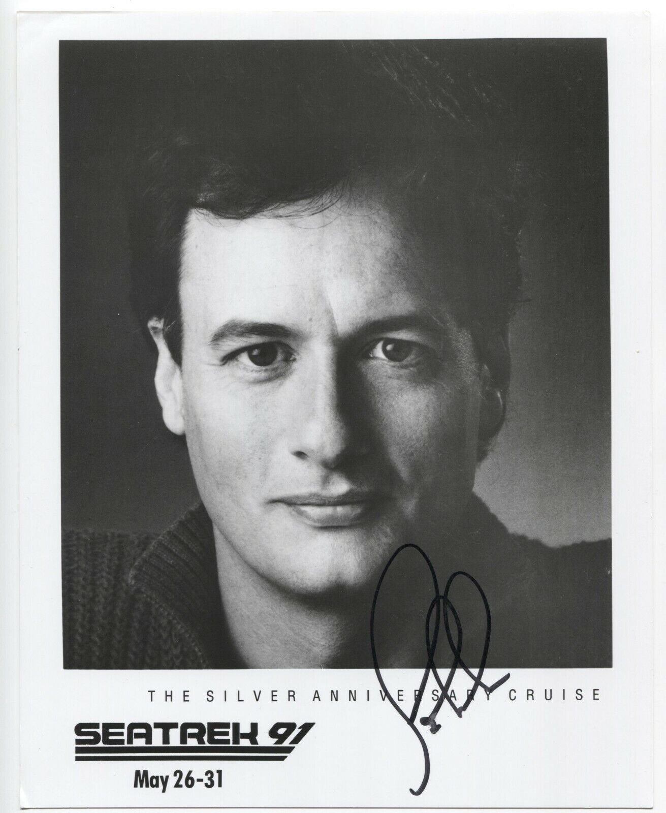 John de Lancie Signed 8x10 Inch Photo Poster painting Autographed Signature Star Trek TNG Q