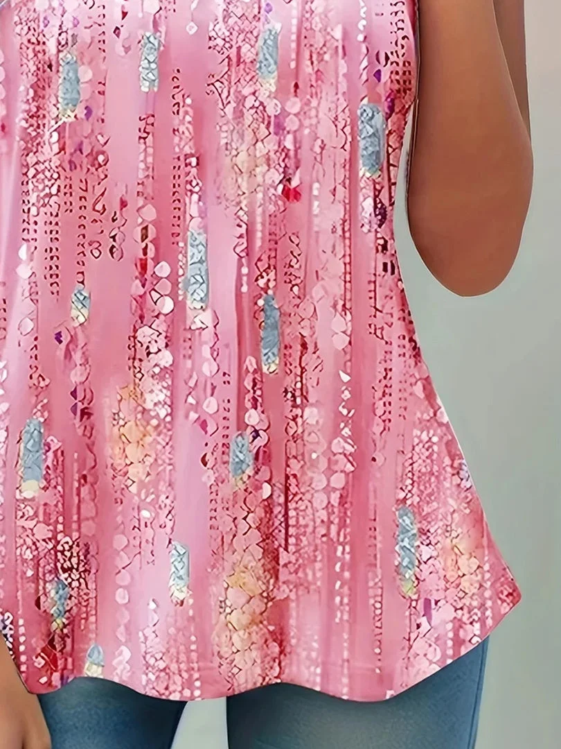 Women Half Sleeve V-neck Solid Color Dress