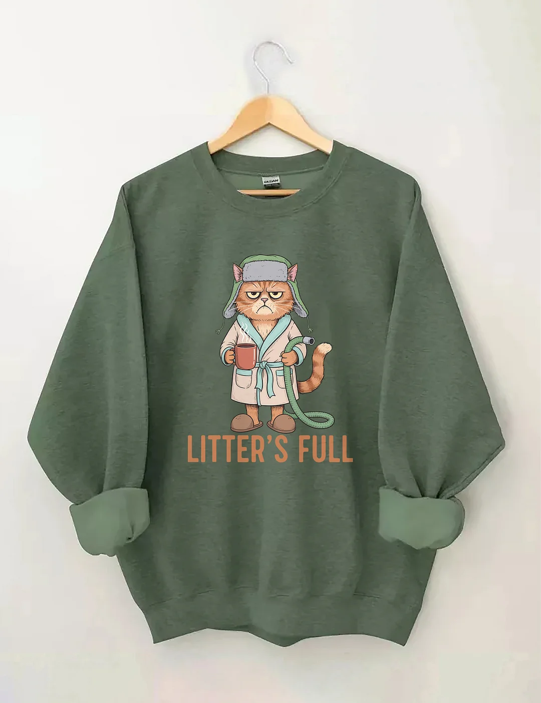 Litters Full Funny Cat Sweatshirt