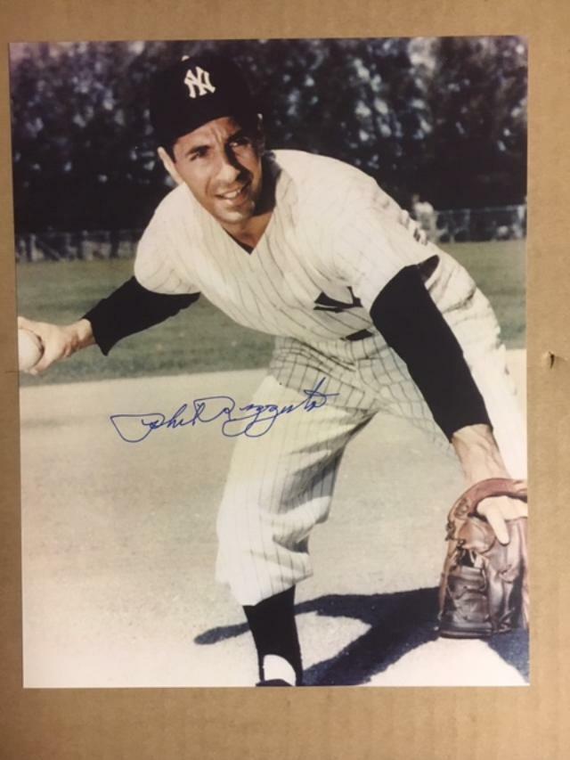 Phil Rizzuto HOFer Boldly Signed 8x10 with COA