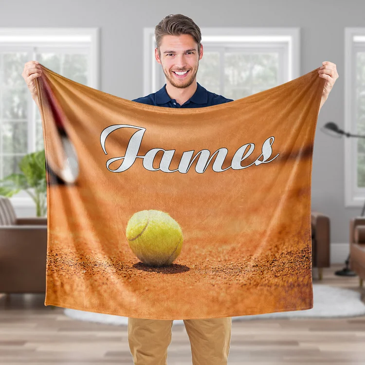 Custom Blanket Personalized Name Sport Blanket | BKKid614