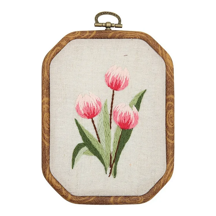Flower DIY Embroidery Kit Cross Stitch Set