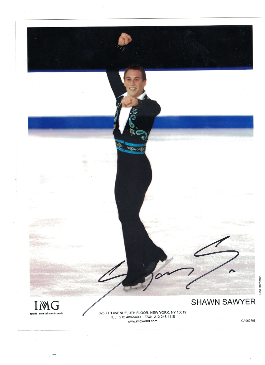 Shawn Sawyer Canada Olympic Figure Skating Signed 8x10 Photo Poster painting W/Our COA