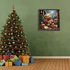 Christmas Eve Bear-Full Round Diamond Painting 40*40CM