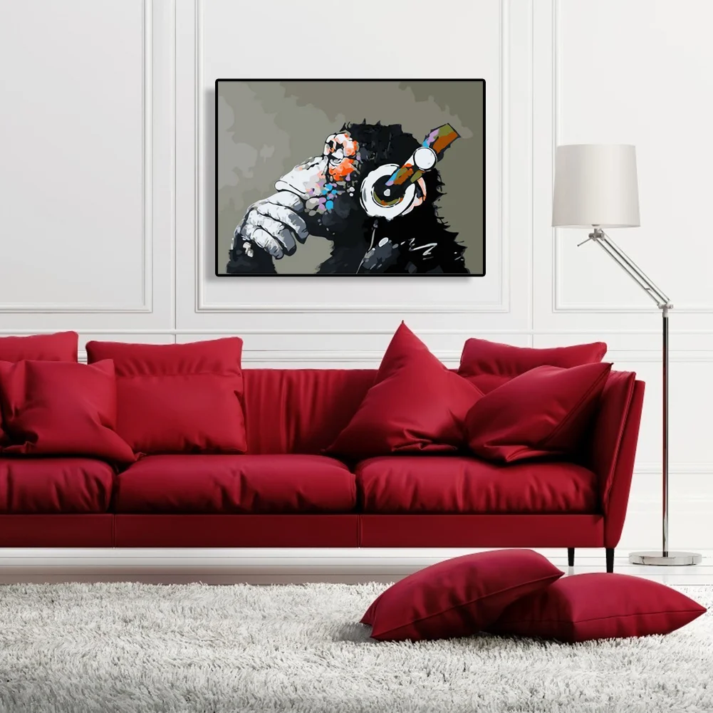 Music Monkey - Paint By Number(50*40cm)