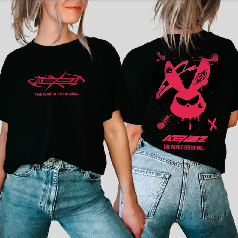Ateez The World Ep.Fin Will Mito Bunny T-Shirt
