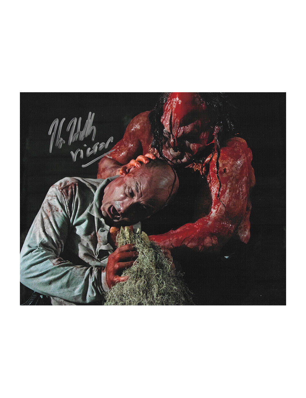 10x8 Hatchet III Print Signed by Kane Hodder 100% Authentic With COA