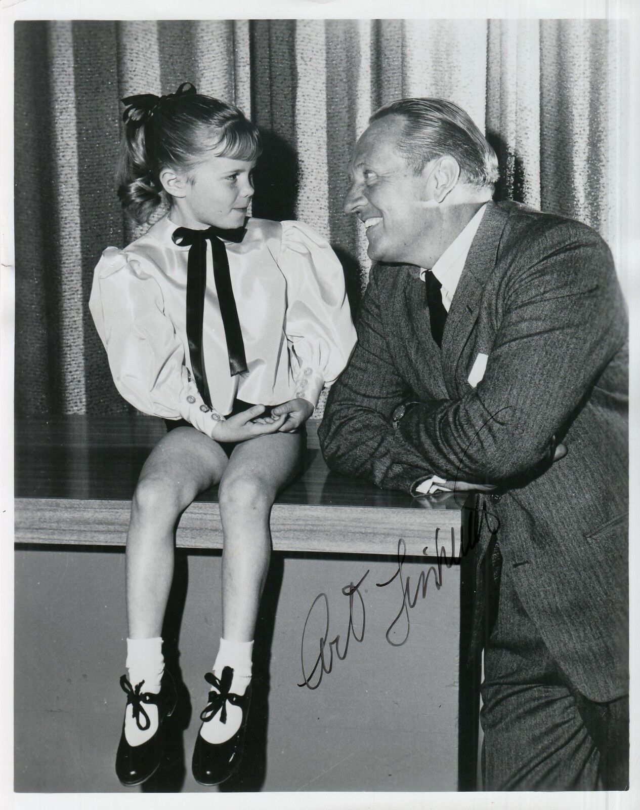 ART LINKLETTER signed ORIG 1961 CLOSEUP 8x10 w/ coa KIDS SAY THE DARNDEST THINGS