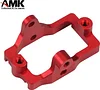 AMK TRX4M Upgrades Aluminum Alloy Steering Servo Mount Bracket for 1/18 RC Crawler Accessories 97054-1 Defense 97074-1 Bronc (Red)