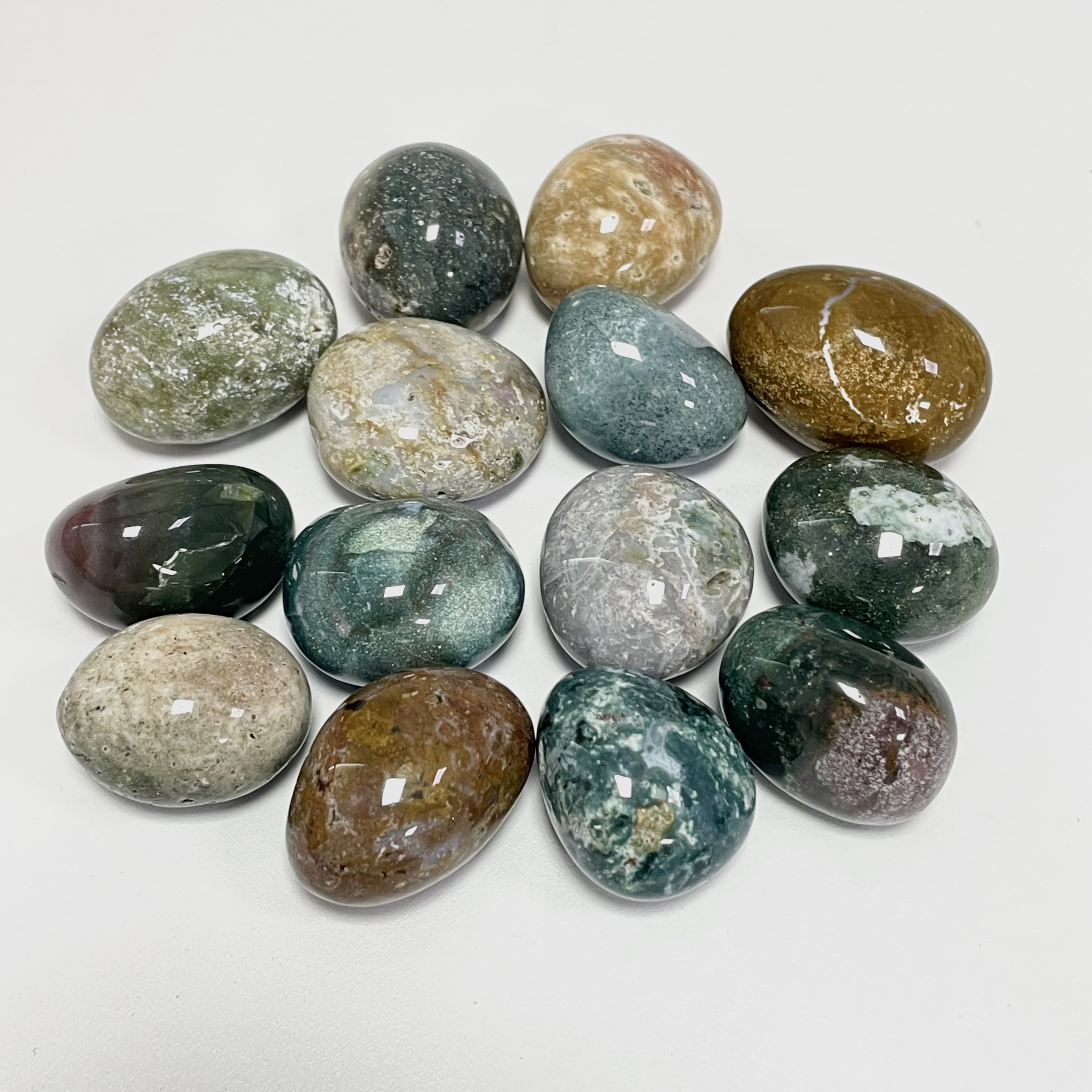 Ocean Jasper Tumbled Stones 5pcs Set