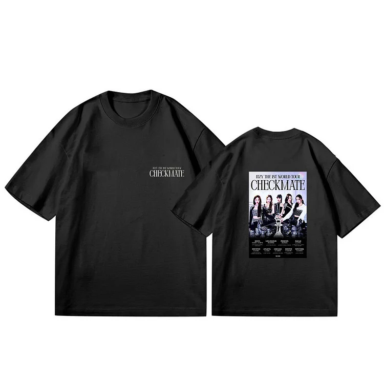 ITZY World Tour Concert CHECKMATE T-shirt