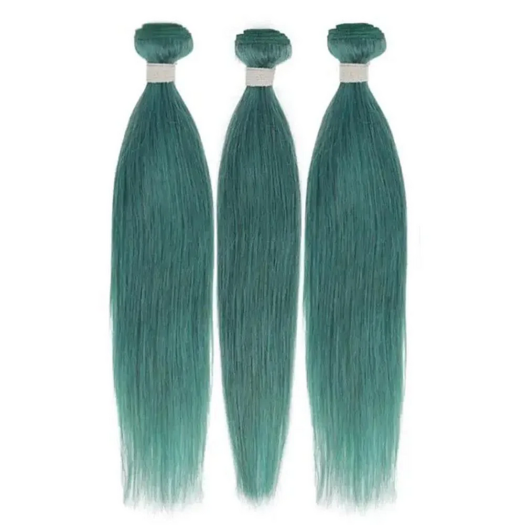 Emerald Green Virgin Human Hair Bundle