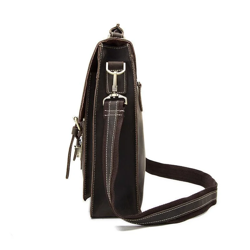 Vintage Personality Durable Sling Shoulder Bag Leather Crossboday Bag