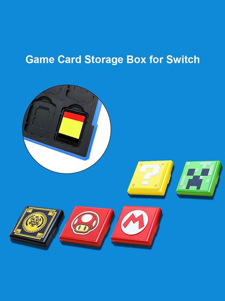 

12 Game Cards+12 Capacity Memory Card Storage Case for NS Organizer Holder, 501 Original