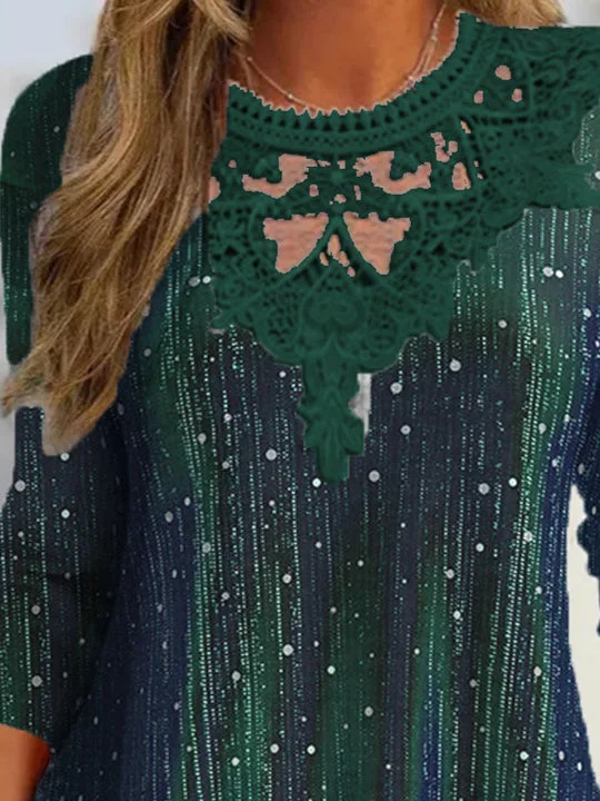 Women Half Sleeve V-neck Solid Color Dress