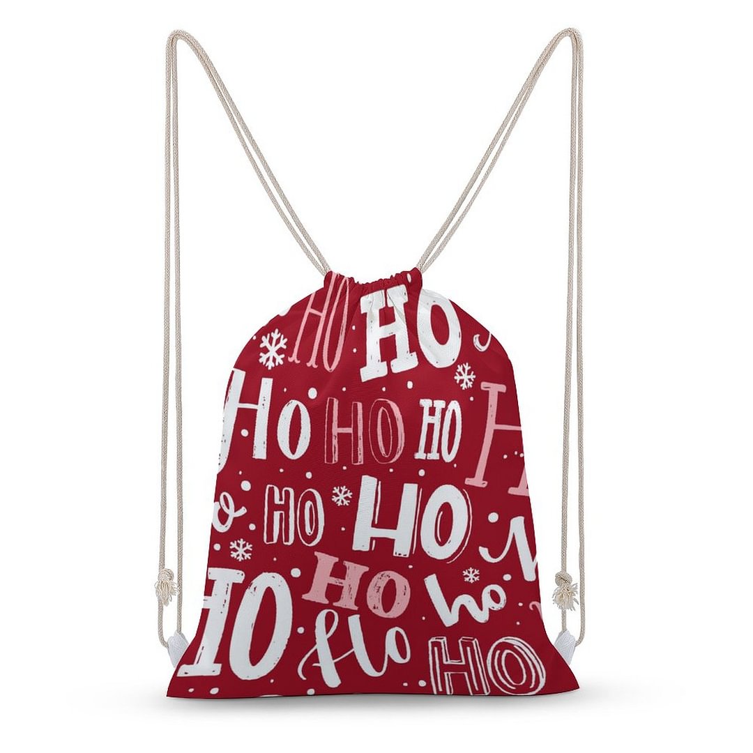 Custom Ho Pattern Drawstring Backpack