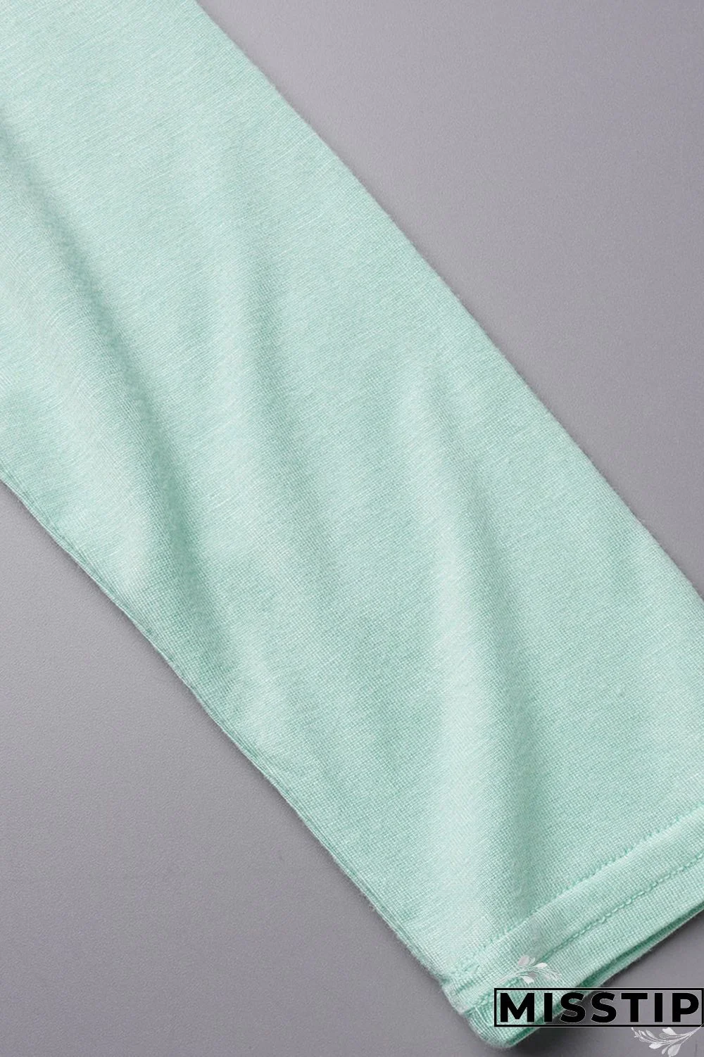 Grass Green Casual Print Patchwork Tops