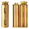 Manual Solid Brass Cigarette Rolling Machine European And American 70*8mm Old-Fashioned Cigarette Roller Gold Bar Pure Copper Cigarette