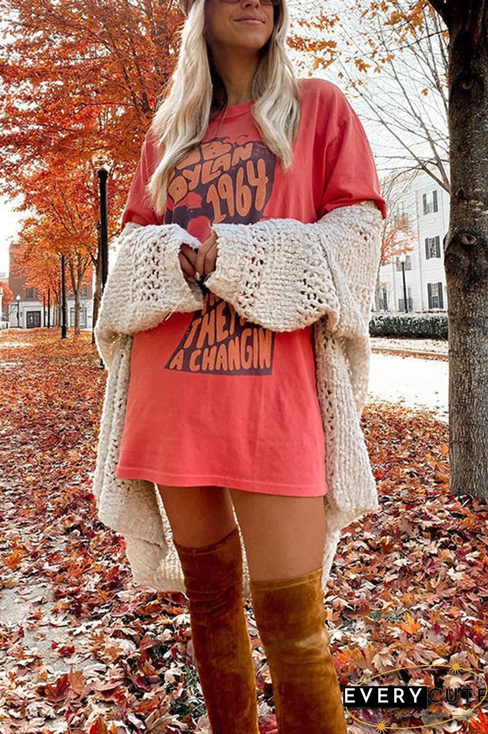 Crochet Knit Loose Cardigan