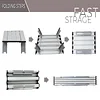 Durable Portable Picnic Table Mini Ultra Light Portable Table Foldable for Outdoor Camping Picnic Barbecue Tours Tableware Folding Computer Desk Collapsible Foldable Camping Table