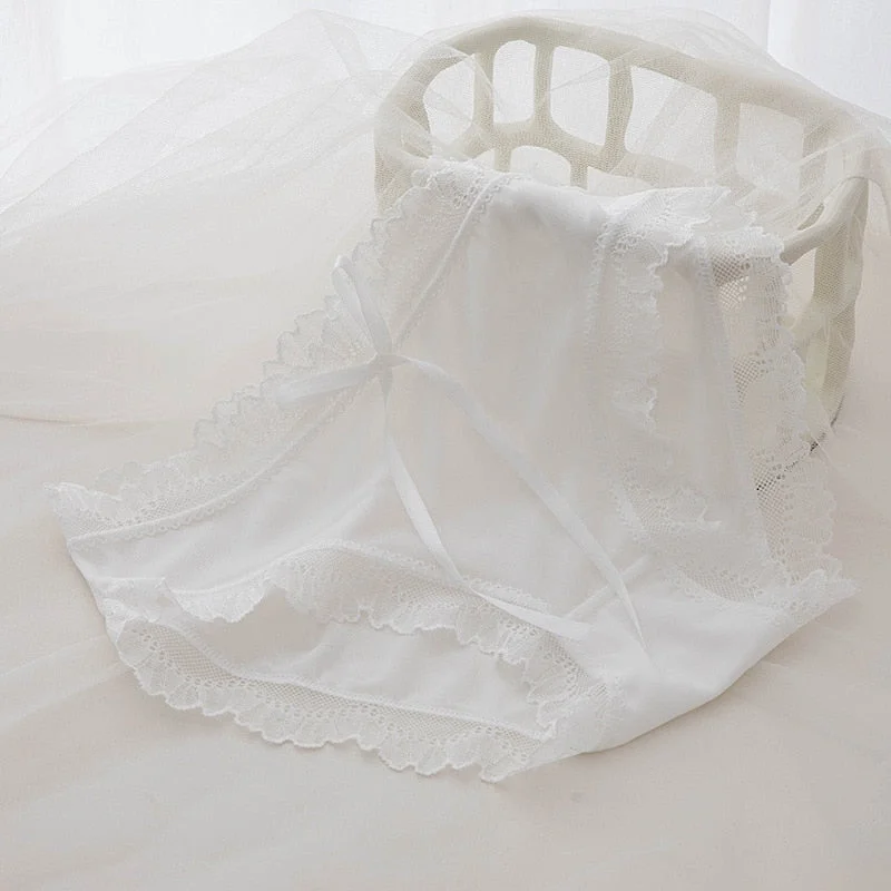 Sexy Lace Panties Cotton Women's Underwear  Fashion Invisible Comfort Briefs Mid Waist Seamless Underwear Female Lingerie