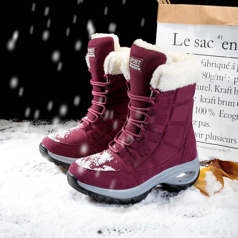 Letclo™ Winter Warm Fashion Plush Snow Boots letclo Letclo