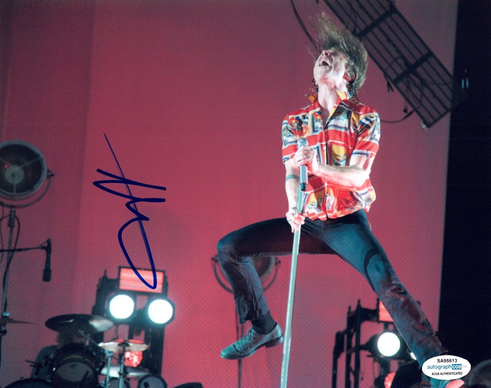 Matt Shultz Signed Autographed 8x10 Photo Poster painting Cage The Elephant Lead Singer ACOA COA