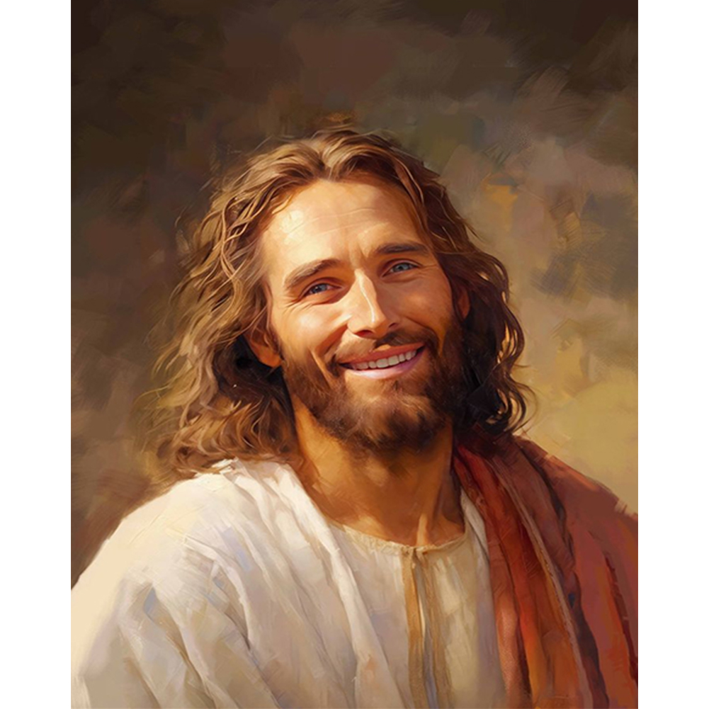 Smiling Jesus-Paint by Numbers Acrylic Painting 40*50cm