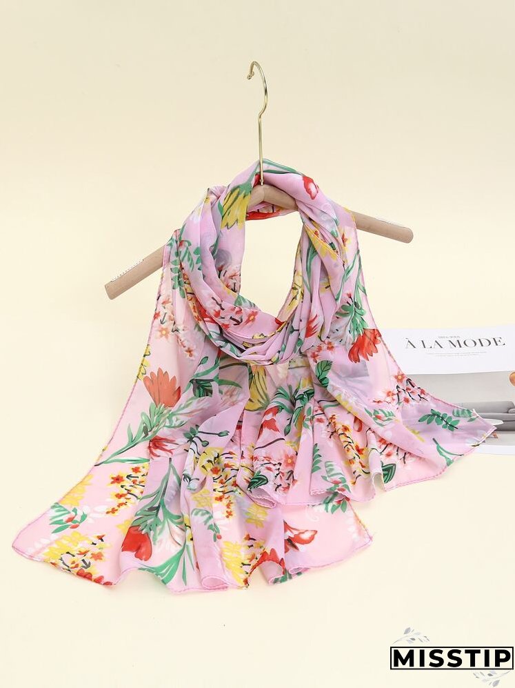 Floral Print Scarf