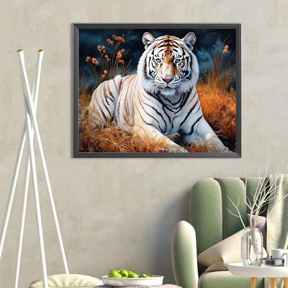 Diamond Painting - Full Round Drill - Tiger(Canvas|50*40cm)