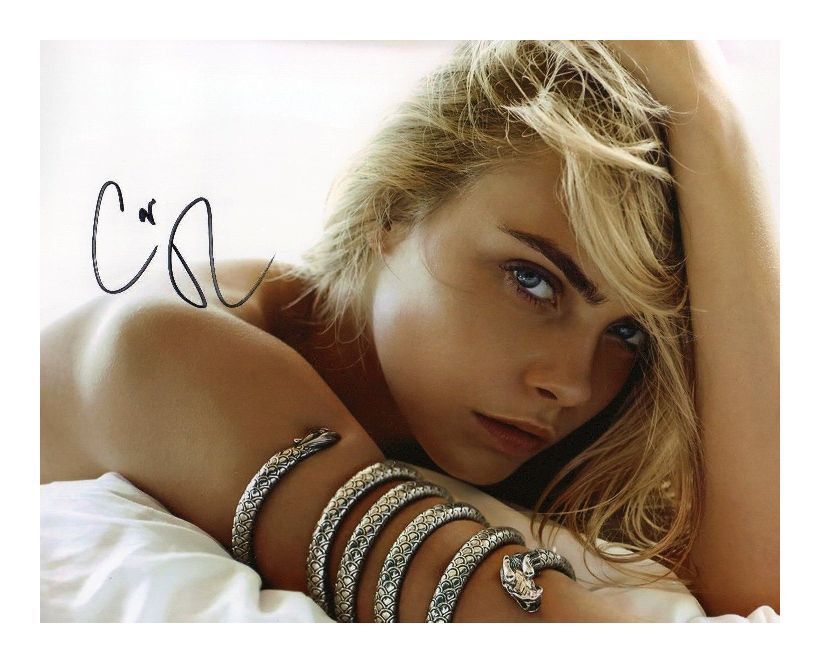 CARA DELEVINGNE AUTOGRAPHED SIGNED A4 PP POSTER Photo Poster painting PRINT 10