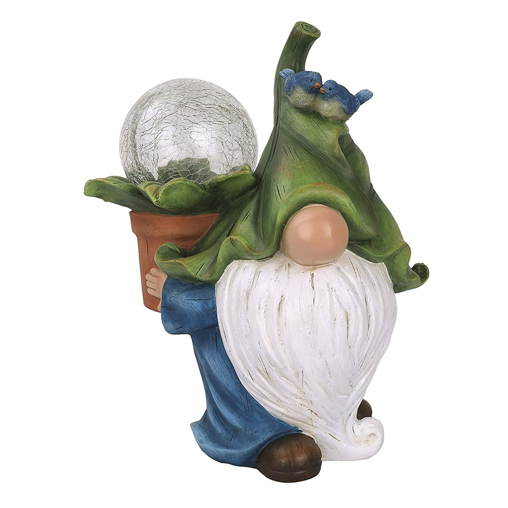 

27*21*13CM - Art Sculpture - LED Light Gnome, 501 Original
