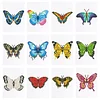 12pcs Butterfly-1 5D DIY Square Drill Diamond Painting Kits for Adults Beginners Home Decor Diamonds Paintings Gem Art 5.91x7.09in