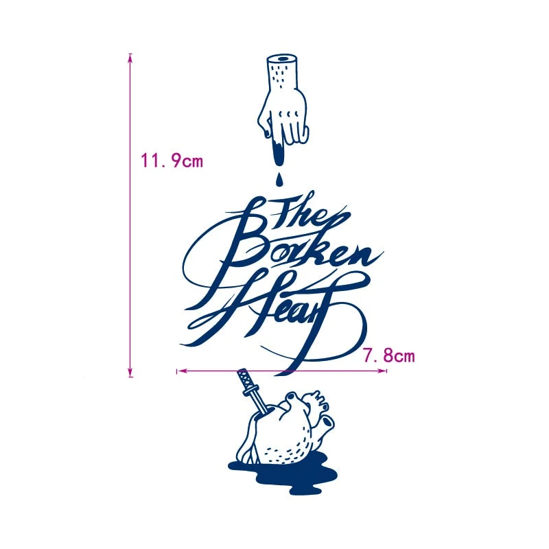 Bracelet Tattoo/Dog/like love/heart/arrow Lasts 15 Days Waterproof Temporary Tattoos Men Flash Tatoo Fake Tattoo Sticker