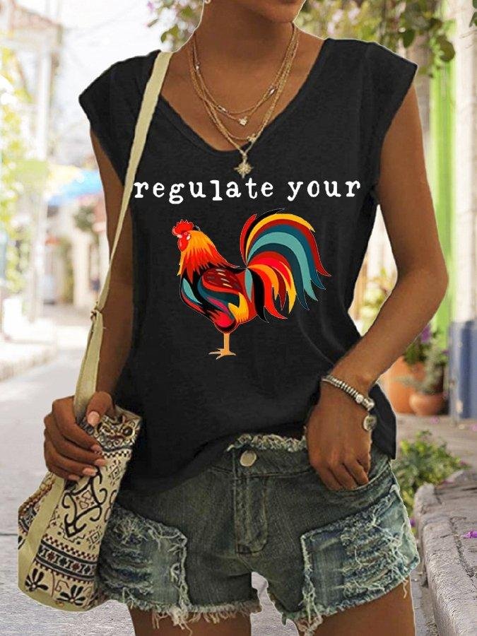 Women's The ORIGINAL Regulate Your C*ck, Abortion Is Healthcare Sleeveless Tee