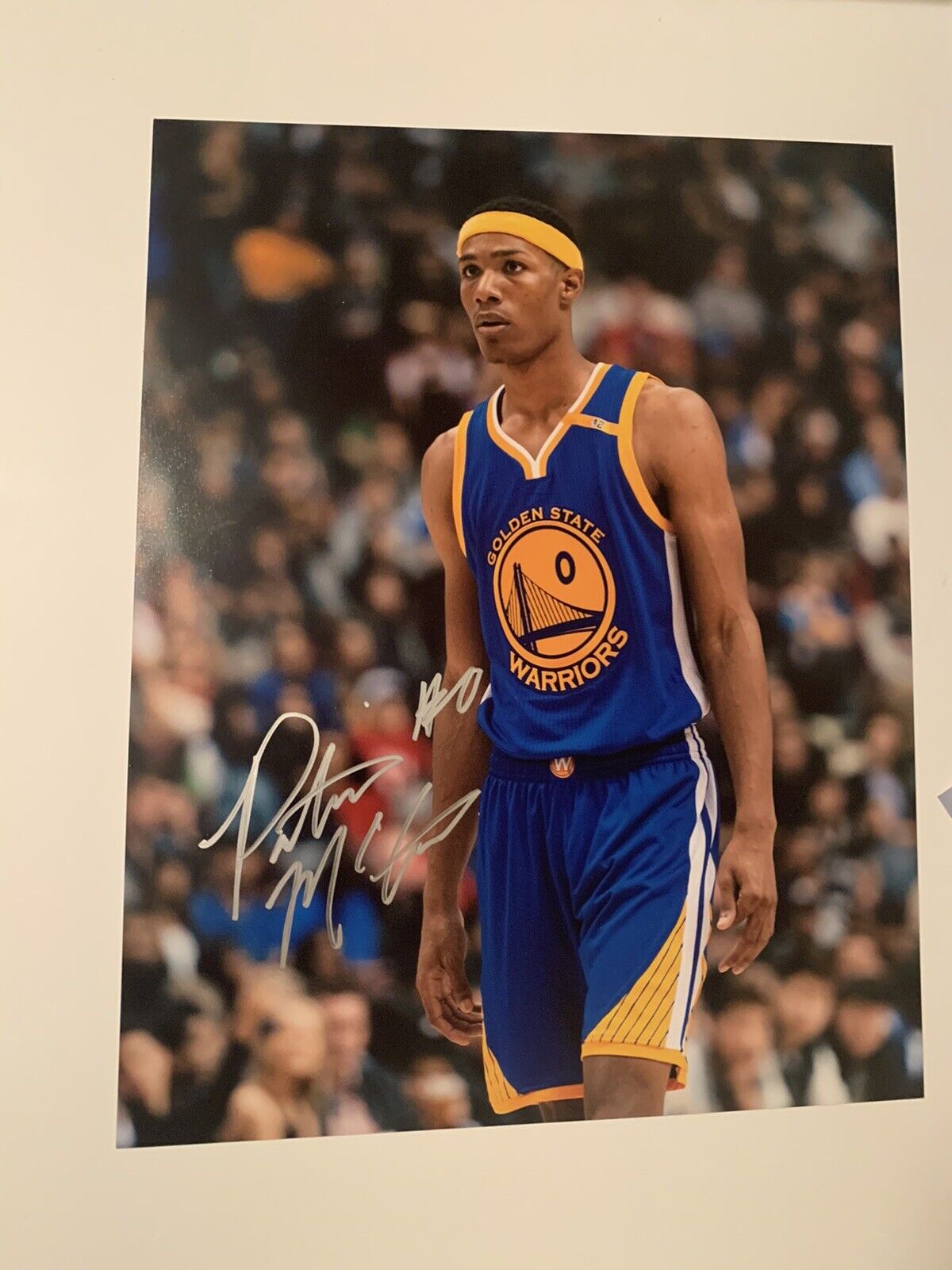 patrick mccaw Signed Photo Poster painting Pic Auto Warriors 11x14