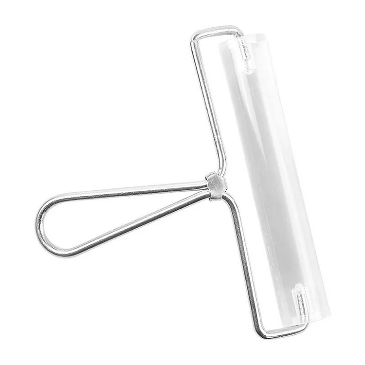 1 Piece 10cm Acrylic Brayer Clear Acrylic Clay Roller with Steel Handle  Clay Rolling Pin Polymer Clay Stamping Tool Roller Brayer