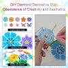 10Pcs 5D Flower Butterfly Diamond Painting Kit, DIY Vase Filler Ornament Table Decoration for Garden Home Decor