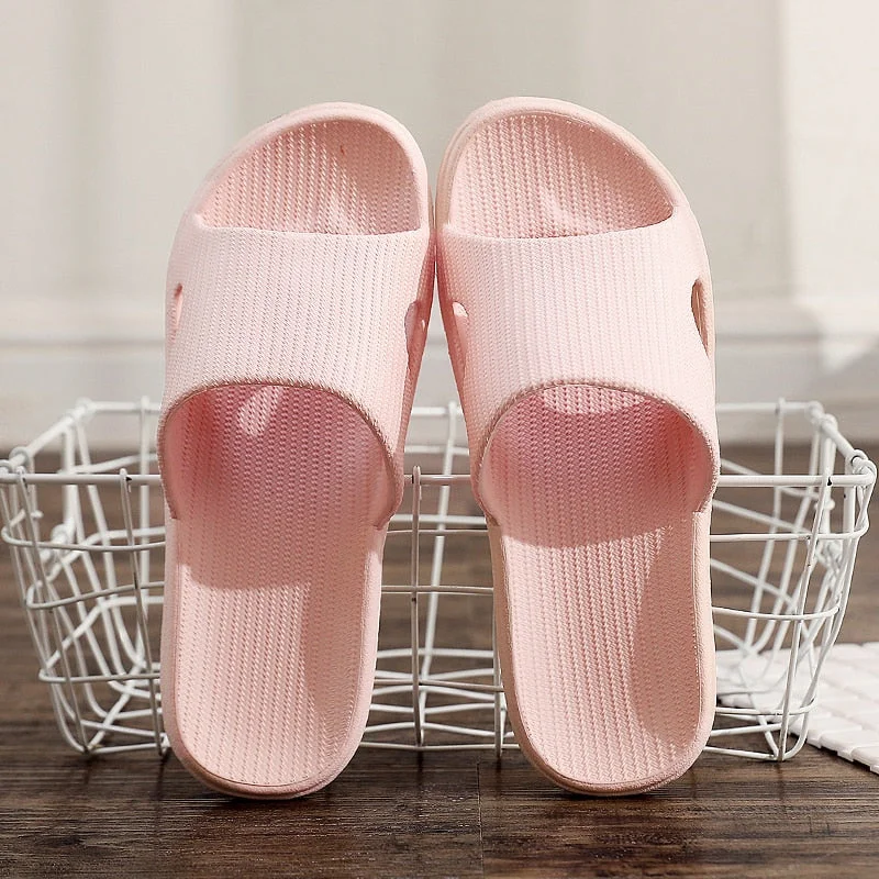 2021 New Slippers Female Indoor Household Simple Bathroom Bath Non-Slip EVA Sole Sandals And Slippers Summer Men's Home Shoes