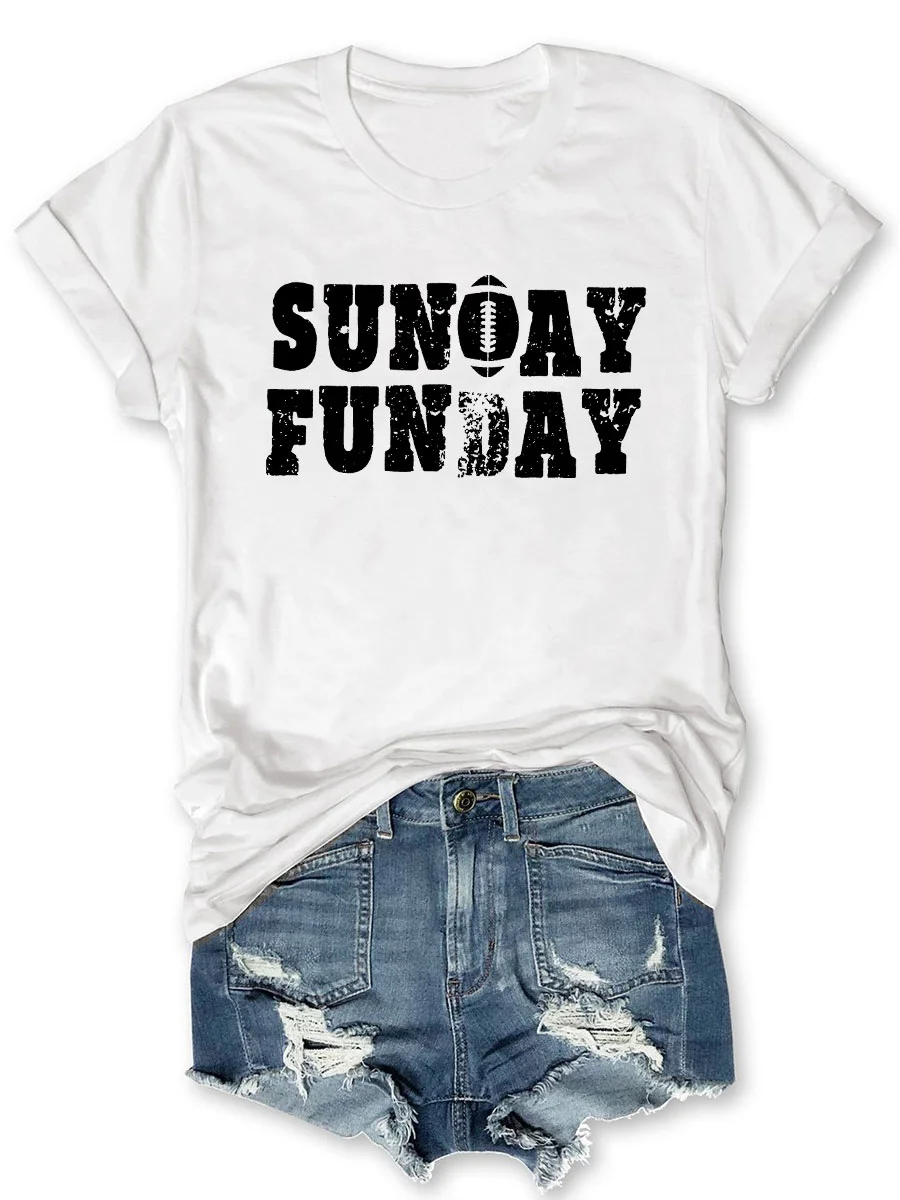 Sunday Funday Football T-shirt