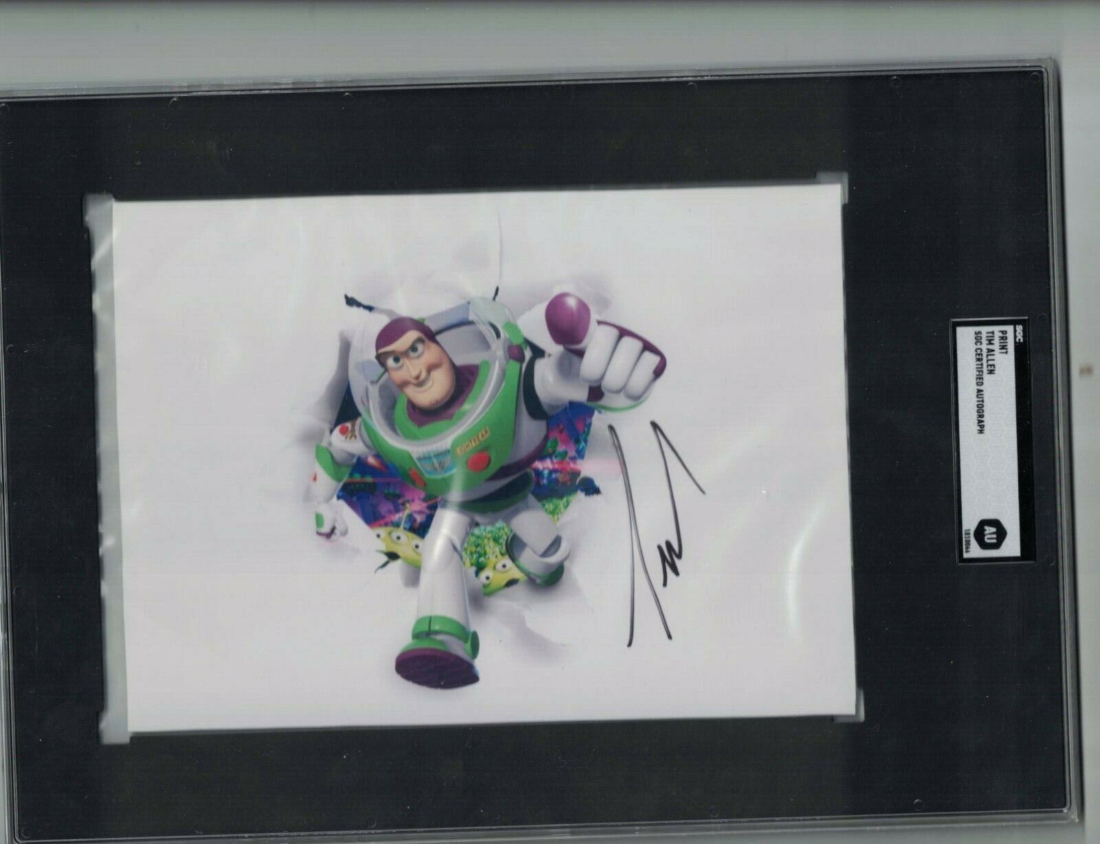 Tim Allen Buzz Lightyear Signed 5 x 7