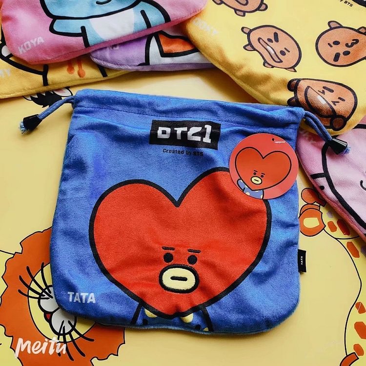 BT21 X Drawstring Bag